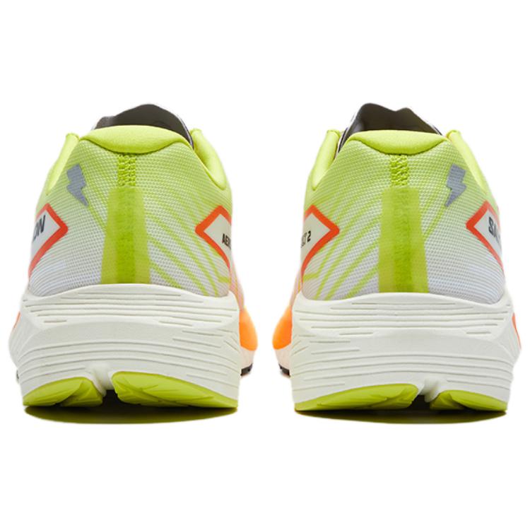 SALOMON Aero Volt 2 Comfortable Lightweight Mesh Cushioning Breathable Low-Top Running Shoes Women Sneaker White Yellow Green 474274