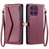 For Motorola Moto G86 5G Leather Case with Wrist Strap Wallet Stand Phone Cover