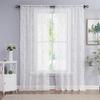 Sheer Lace Curtain Universal Easy To Install Vintage Floral Sheer Gothic Curtain Bedroom Luxury Light Filtering Drapes Window Treatment