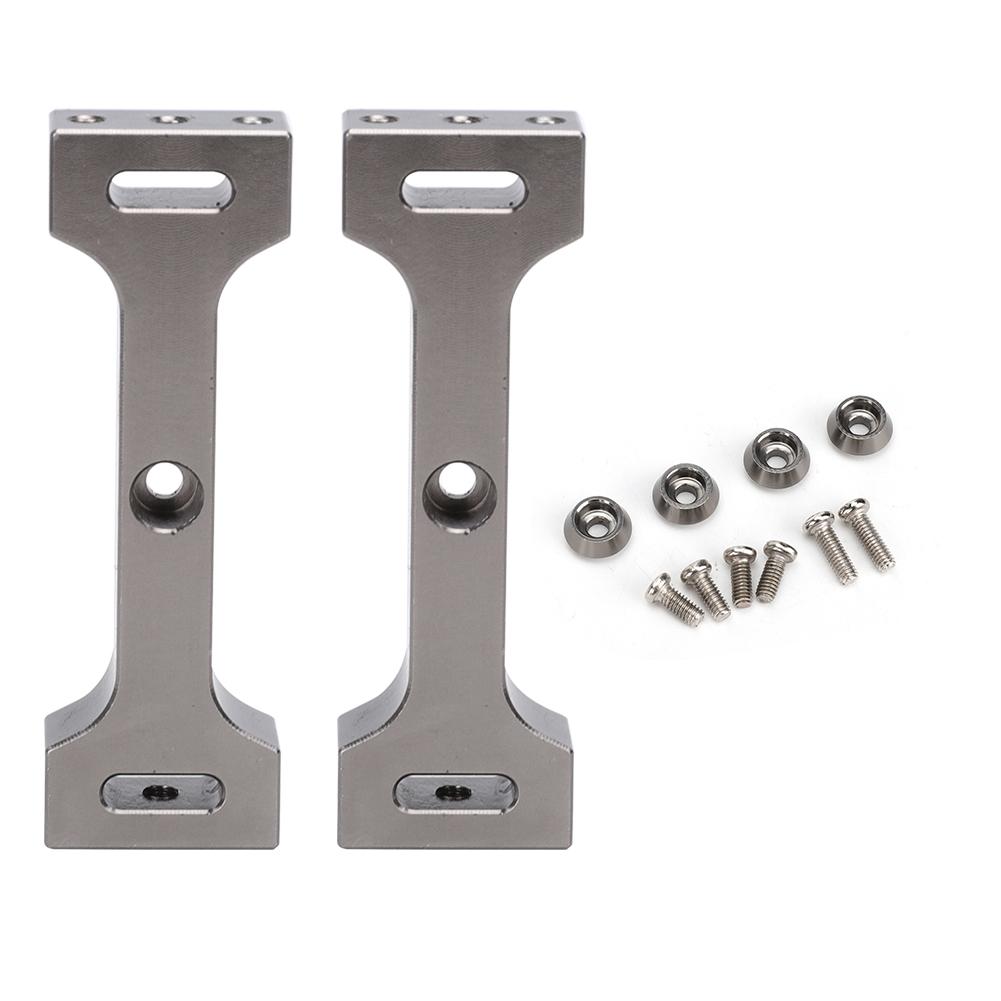 Aluminum Alloy Center Rear Mount Kit Fit for MN D90 MN 99 MN 91 FJ 45 Upgrade Accessories(Titanium MN 011T )