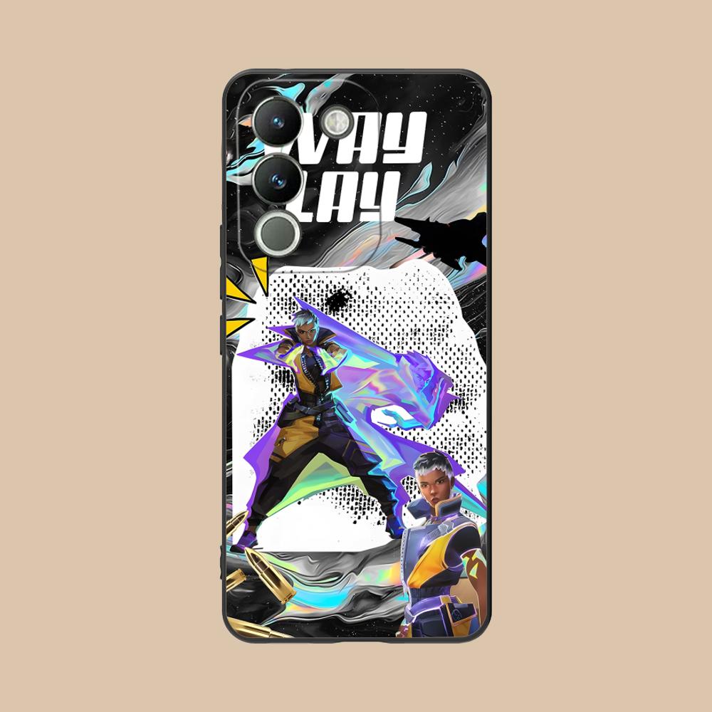 Чехол Waylay Valo для VIVO Y77 76 75 74 73 72 58 56 55 51 50 38 36 Y19 Y18 Y03 Y01 5G Мягкий ТПУ Ударопрочный Чехол