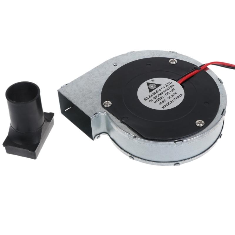 Вентилятор для барбекю, воздуходувка для барбекю 100 В 220 В 110x110x28 мм DC12V, вентилятор для жарки, регулируемая скорость, воздуходувка для розжига угля