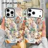 Чехол для телефона: Плоский 2D дизайн, подходящий для защитного чехла iPhone 18 17 16 15 14 13 Pro, Снежное Райское Место, идеальный подарок на Рождество и Хэллоуин