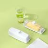 Butter Box with Lid Spatula Easy Grip Handle Butter Storage Container Dust-Proof Dishwasher Safe Refrigerator Butter Dish