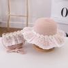 Summer Children's Sun Protection Beach Straw Hat  Princess Girl's Vacation Woven Sun Hat