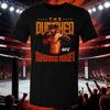 2026 Лето UFC Мухаммад Мокаев Боевая Графическая Футболка Женская Спортивная Хлопковая С Коротким Рукавом Свободная Повседневная Футболка для Фитнеса Унисекс