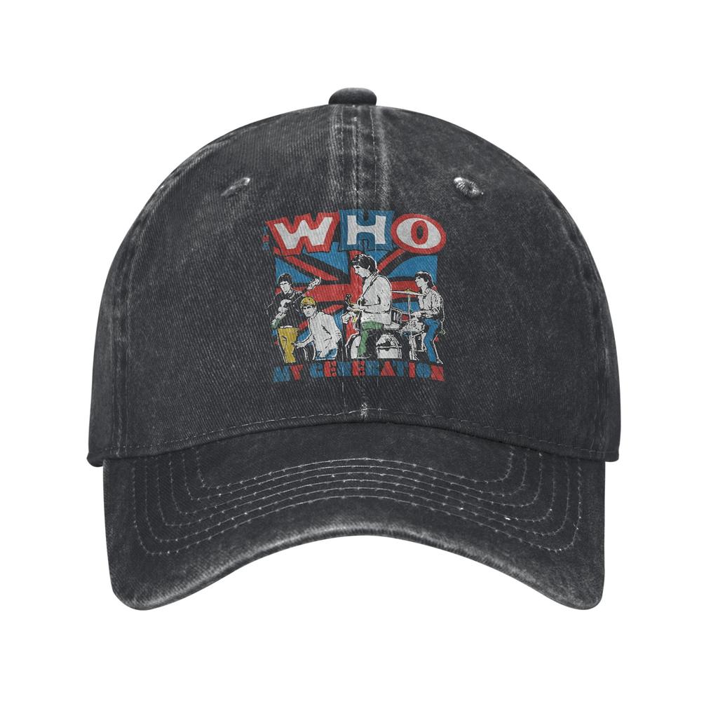 Кепка-бейсболка The Who Sun Винтажная Мужская Взрослая Стиранная Тракерная Кепка Горячая Распродажа Печать Теннисная Скейтбордическая Бейсболка Подарок на День Рождения