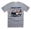 Футболка Дональда Трампа Fight Shirt Футболка с митинга в Пенсильвании Футболка с поднятым кулаком Трампа Футболка Трамп 2024