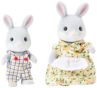 Epoch A1504595 Famille Lapin Gris Sylvanian D'enfance - - Мини-пупе -