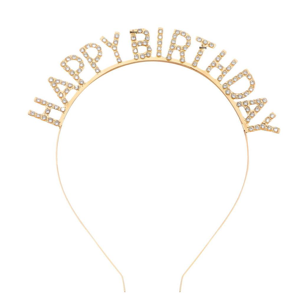 Birthday Celebration Headband, Hair Clip, Sash, and Baking Gift Set - Perfect Photo Props and Decorations for Girls