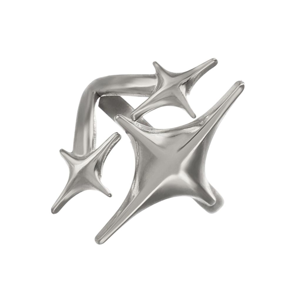Стильные кольца из сплава Starry Inspire Элегантные украшения Заметные изделия для модных женщин Повседневная носка Вечеринка Идеи для подарков