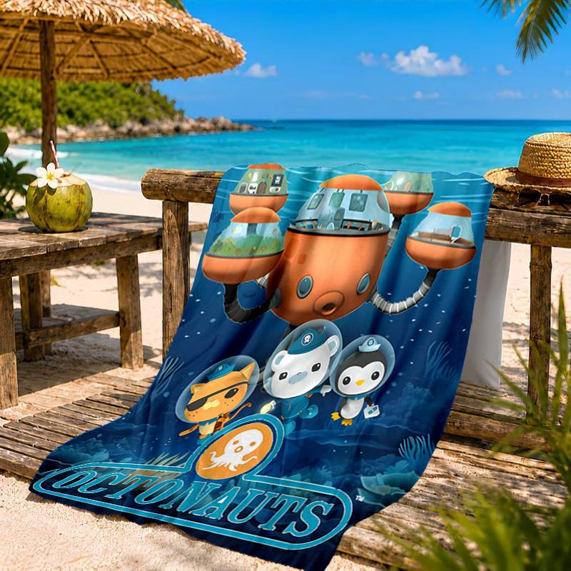 Ocean Explorers Adventure Beach Towel, Quick-drying, Easy to Care for, Suitable for Both Fitness and Beach Vacations,Sports Essential