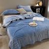 2024 New Milk Velvet Blanket Four Seasons Universal Solid Color Multi functional Double sided Velvet Office Napping Blankets