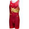 Anta Sports Compression Training Breathable Comfortable Bodysuit Men Activewear Red 452440921-1