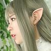 2Pcs Realistic Elf Ears Halloween Makeup Props Add Charm Wide Application Elf Ears for Avatar Goblin Fairy Costumes