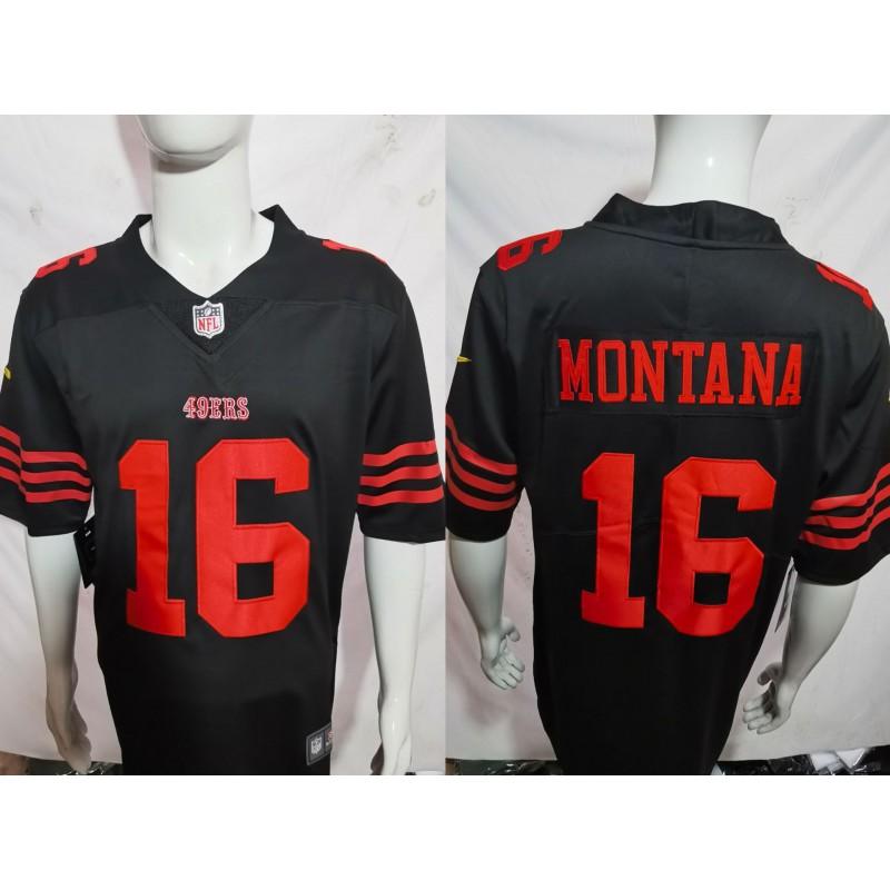Mens NFL San Francisco 49ers Short Sleeve Jersey Embroidered Team Apparel Fan Wear Sports Gear