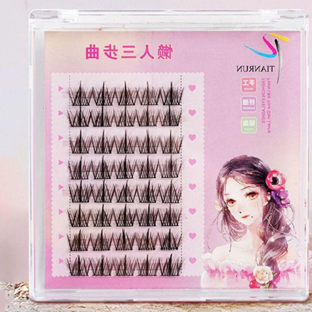 Накладные ресницы Пушистые накладные ресницы Сегментированные накладные ресницы Наборы инструментов для макияжа