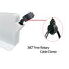 Residential Garage EV Charger Cable Management Retractor Auto Lock Stop 40A 9.6kw 25FT Ceiling Mount EV Charger Cable Retractor