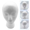Foam Female Mannequin Head Hat Wig Holder Headwear Display Model Shooting
