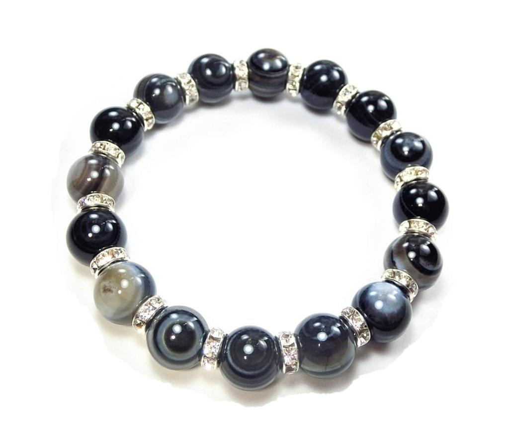 Kanaishi for Warding Off Evil and Fulfilling Eye with Tibetan Eye and Power Natural AAA Purifying Pebbles Approximately 20cm Size for Men with [Amulet