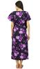 Bimba Maternity Floral Print Caftan Cotton Maxi Kaftan Nursing Night Gown