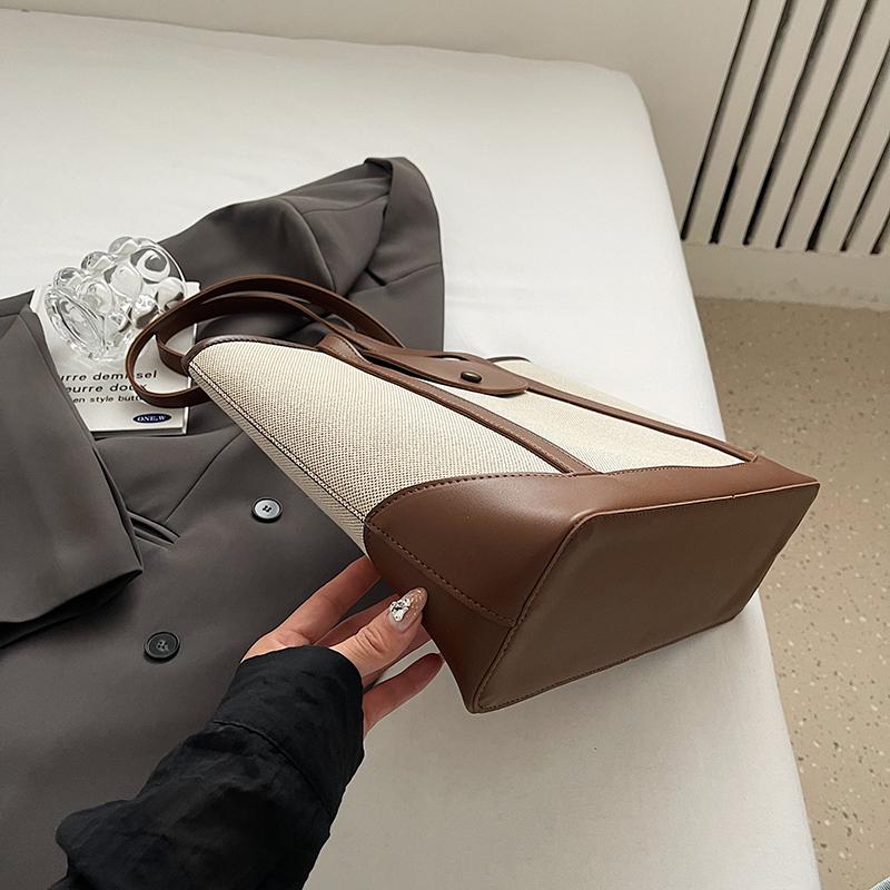 Сумка для путешествий, повседневная женская сумка большой вместимости, модная сумка через плечо, сумка для рабочей одежды, холщовая универсальная сумка-тоут