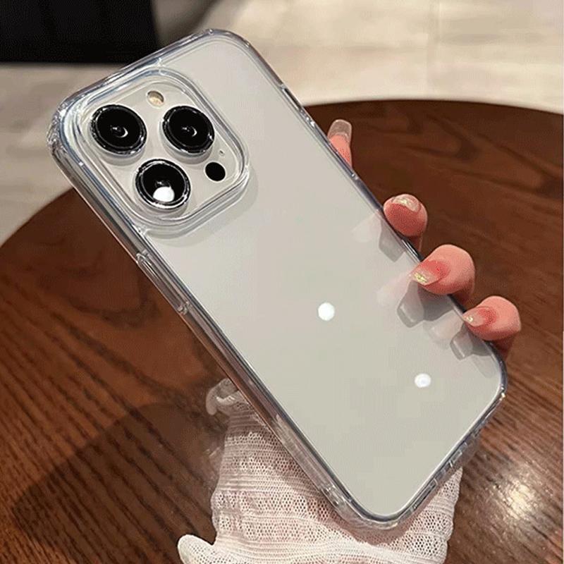 Прозрачный чехол против пожелтения для iPhone 17E 17 E Air 16 Pro Max 15 Plus 14 13 12 Mini 11 7 8 X Xs Max Xr SE 2022 2020 Ударопрочный чехол для телефона Аксессуар