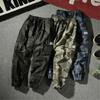 Man Cotton Sweatpants Streetwear Casual Trousers Plus Size XS-7XL Joggers Cargo Pants Harem Men Multi-Pocket Camouflage