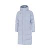 Li Ning Warm Windproof Hooded Long Down Jacket Men Outerwear Dove-Gray AYMU289-4