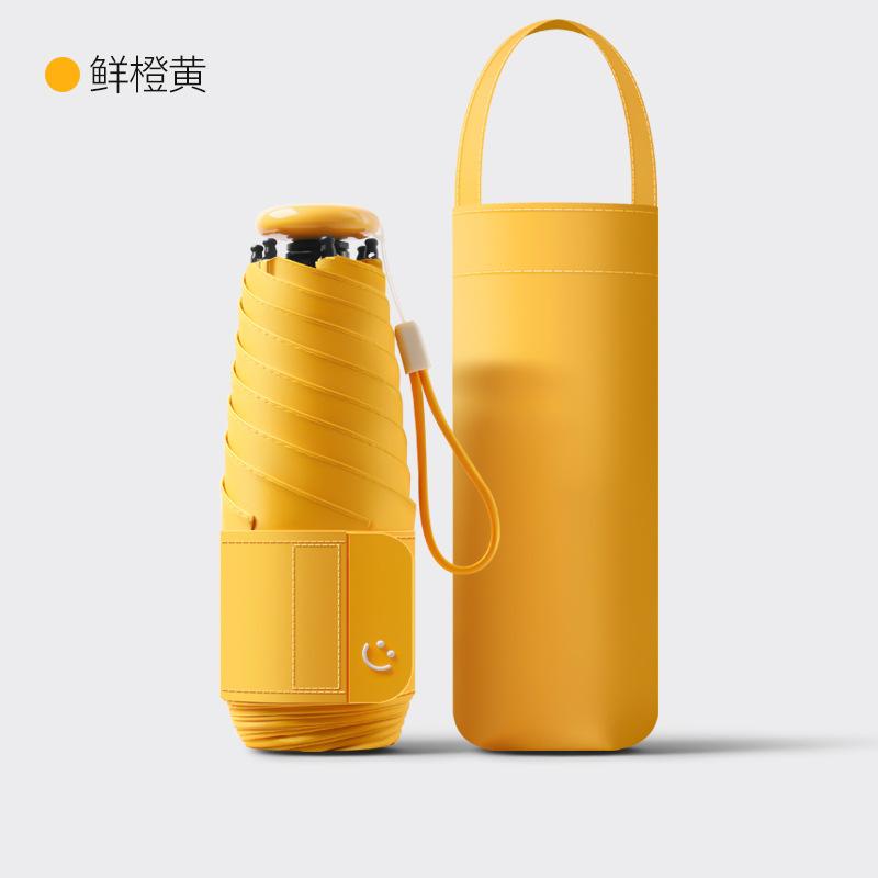 Original and Simple White Umbrella Sun Umbrella Lightweight and Small Sunshade 50% Off Capsules Sun Umbrella Sunscreen Umbrella UV Protection