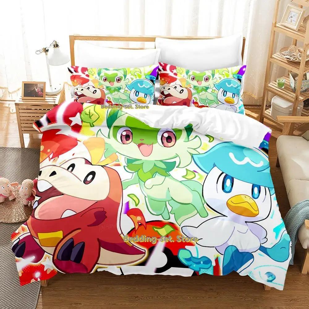 Новый комплект постельного белья Kawaii Iono Single Twin Full Queen King Size Bed Set Adult Kid Bedroom Duvetcover Sets Anime Parure de lit Bed
