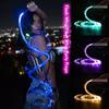 Светодиодный оптоволоконный кнут с вращением на 360° Super Bright Light Up Rave Toy EDM Pixel Flow Кружево Фестиваль Танца Вечеринка Диско Танцевальные Кнуты
