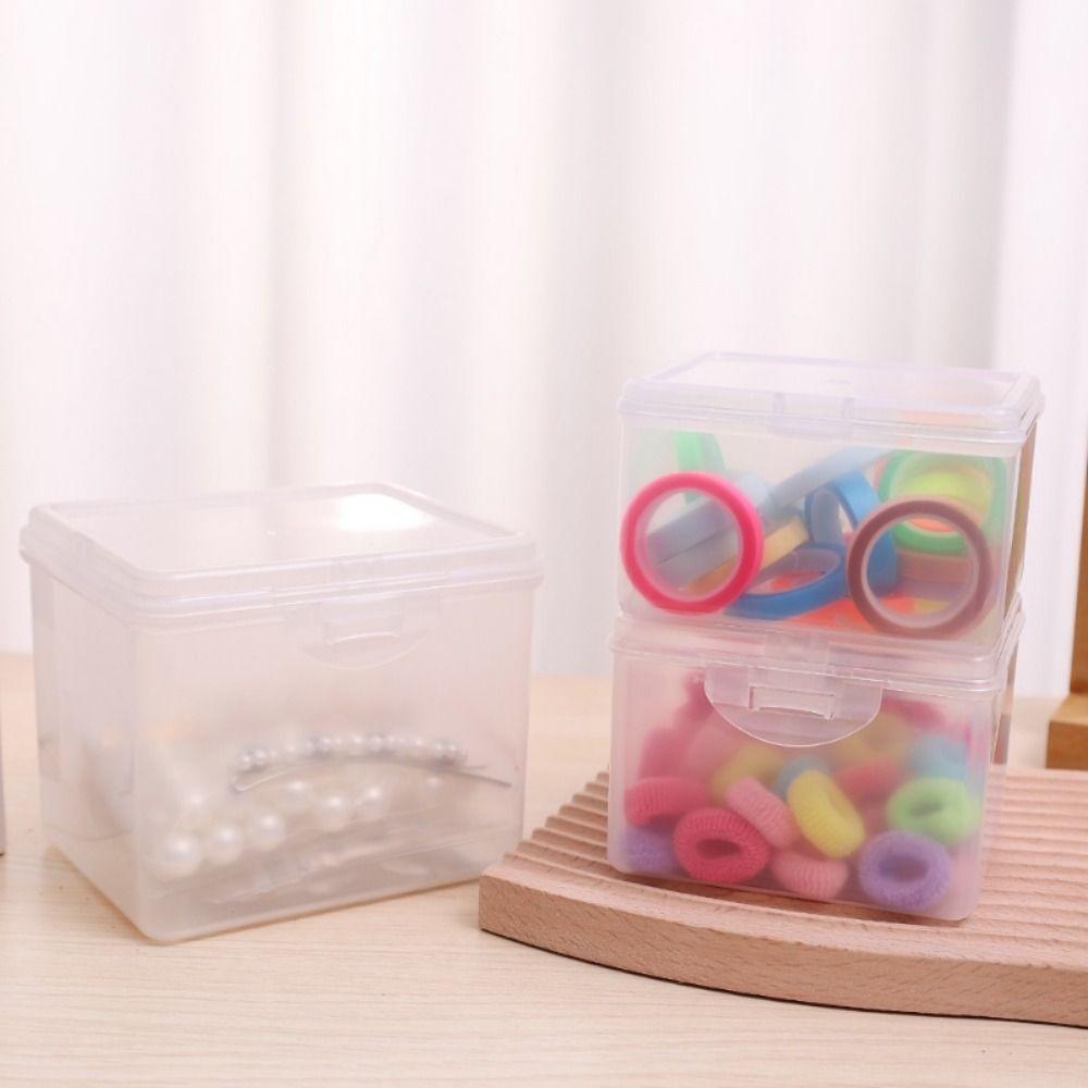 1Pcs with Lid Storage Case Multi-purpose Small Thing Container Storage Box  Storing Jewelry Headband