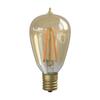 Beat Sonic OnlyOne LED Bulb, Siphon, Edison Bulb Type, 35W Equivalent, Warm Warm White (2200K), E17, 3.0W, 300lm, Gold Clear Glass (Gold Decoration),