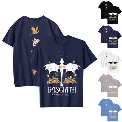 Женская повседневная свободная футболка с принтом, круглый вырез, пуловер, короткий рукав, топ