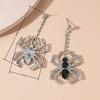 BLINGBAY Pendant Women's Earrings Fashion Personality Funny Creative Rhinestone Spider Earrings Girl Party Birthday Jewelry Gift