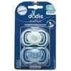 Sucettes-Dodie Extra 2 Sucettes Anatomiques Symmetrical + 6 MOIS (Couleur : Feuille/Cœurs)