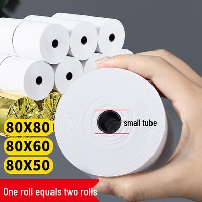 Термобумага для кассовых аппаратов - 80x80мм и 57x50мм для кухонных принтеров, 58мм чековая лента для Meituan Waimai