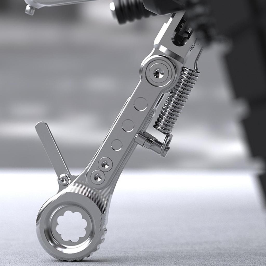 Motorcycle Stand Strong Load-Bearing Capacity Motorbik Foot Side Support Scooter Parking Kickstand For Men Women Boys Girls