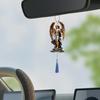 Автомобильное украшение Ангел Акриловый Плоский Подвесной Декор со Шнурком Многоразовый Праздничный Подвес для Зеркала Заднего Вида Окна Стены Дерева Подарочное Украшение