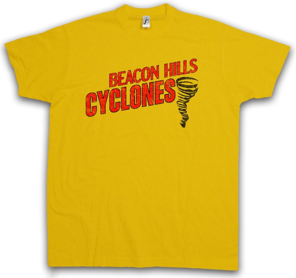 Футболка Cyclones Beacon Hills Символ команды для подростков Знак Логотип Волк