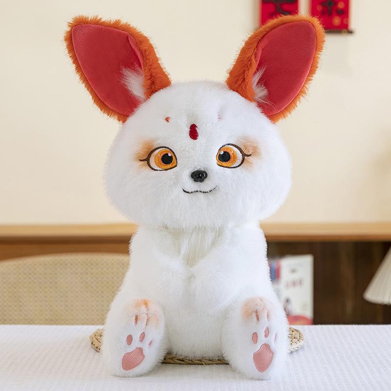 New Playful Animal Series Plush Toys Cute Fox Rabbit Cat Doll Children's Company Gift