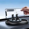Вращающийся нескользящий автомобильный держатель для телефона с многофункциональным хранилищем на приборной панели и поддержкой навигации