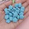 Creative DIY Necklace Fashion Rubber 30PCS 10 Colors Loose Beads Flowers Beads Jewelry Making 15*7mm Bracelets