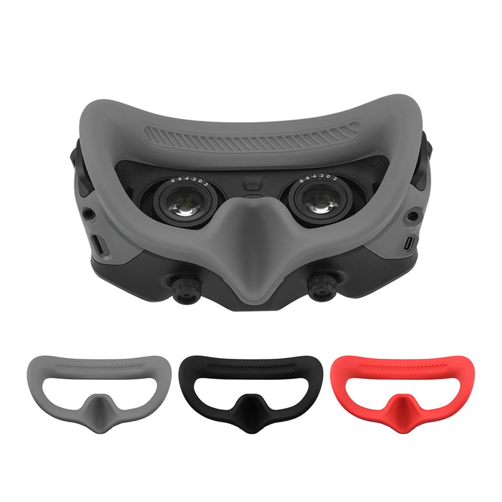Наглазник с регулируемым ремешком на голову для очков DJI Avata FPV, сменный комплект для лицевой панели, приятный для кожи силикон