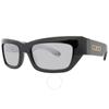 Gucci Silver Rectangular Men S SunglaSSeS gg1296S 002 55