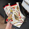 New small scarf thin and narrow strip printed silk scarf women's new streamer fashionable versatile professional decoration scarf scarf