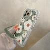 Белый складной чехол-держатель с цветочным принтом для Iphone 14 Pro Max 13 11 12 14 Plus, мягкий силиконовый чехол-бампер