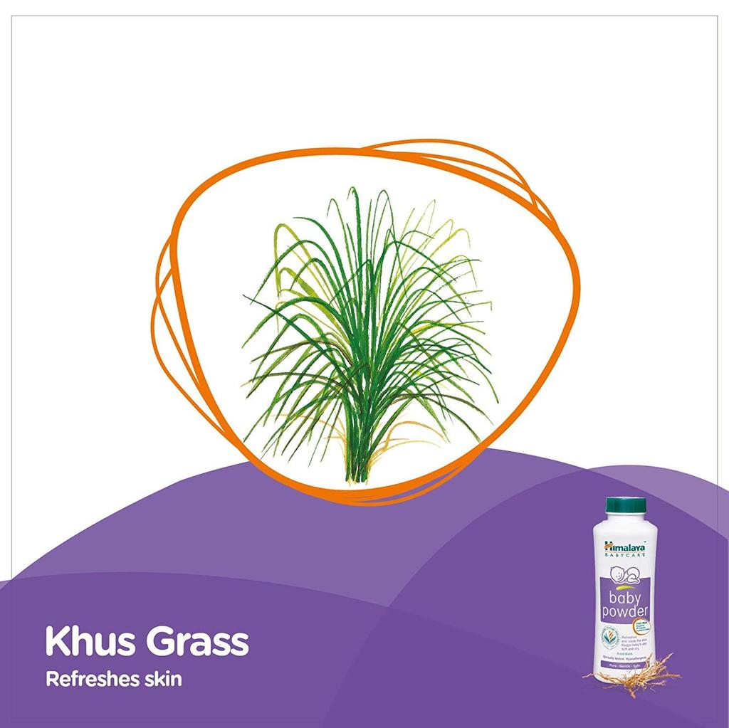 Himalaya Детская присыпка с натуральными ингредиентами 200 г Упаковка Успокаивает нежную кожу и сохраняет ребенка свежим, сухим и комфортным