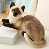 New Kawaii Cute Imitation Kitten Plush Toy Cat Star Doll Children Pacify And Follow Pillow Kids Toy Simulation Cat Stuffed Toys